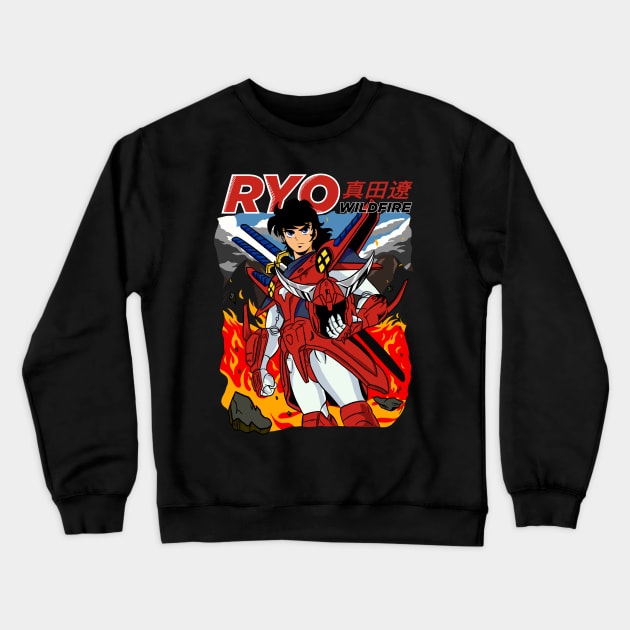 Ryo of the Wildfire Crewneck Sweatshirt by Jones Factory